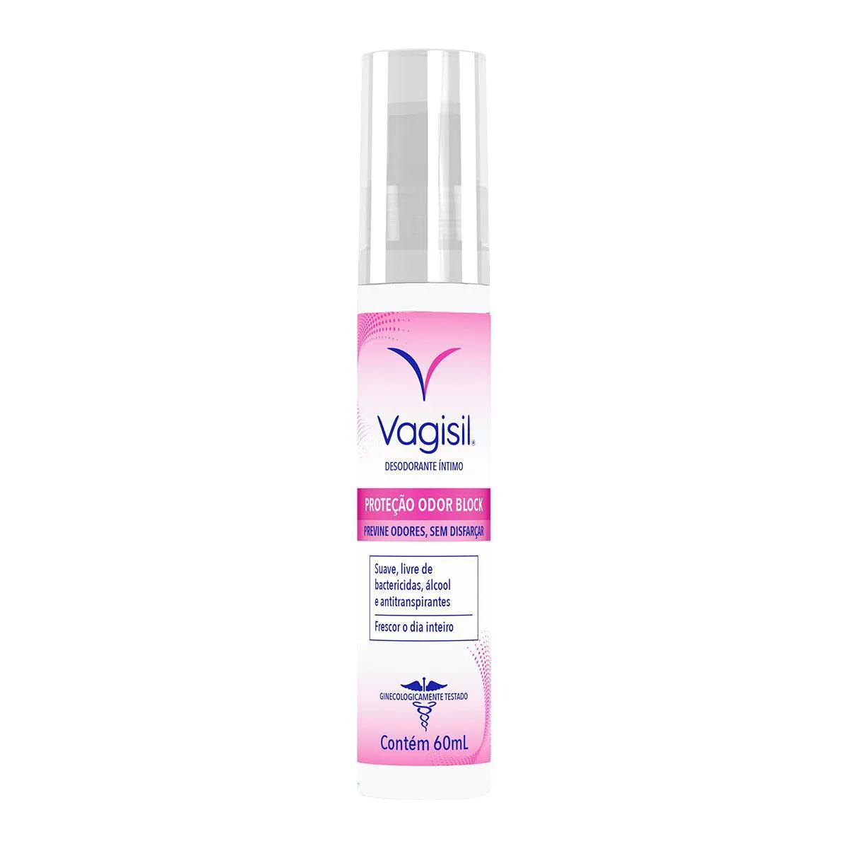 Desodorante Íntimo Vagisil Bloqueador de Odor em Spray com 60ml