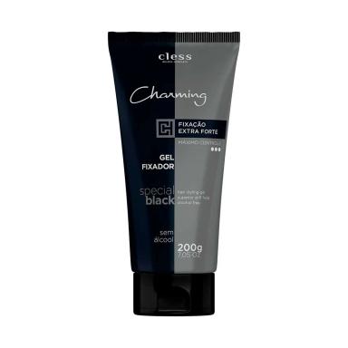 Gel Fixador de Cabelo Charming Special Black com 200g