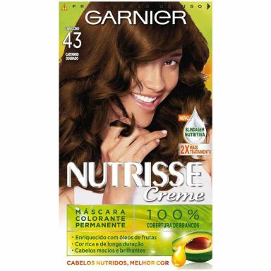 Tintura Permanente Nutrisse Creme 43 Cappuccino com 1 Unidade