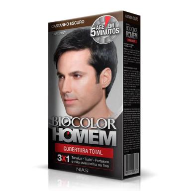 Tonalizante Biocolor Homem Castanho Escuro 1 Unidade