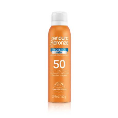 Protetor Solar Corporal Cenoura & Bronze Spray FPS 50 com 200ml
