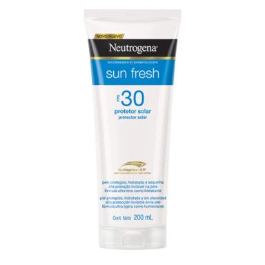 Protetor Solar Neutrogena Sun Fresh Corpo e Rosto FPS 30 com 200ml