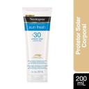 Protetor Solar Neutrogena Sun Fresh Corpo e Rosto FPS 30 com 200ml