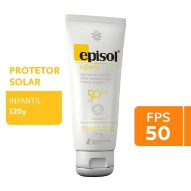 Protetor Solar Corporal Episol Infantil FPS 50 com 120g