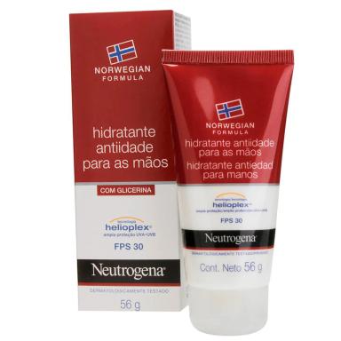 Hidratante Anti-Idade para Mãos Neutrogena Norwegian Formula FPS 30 com 56g