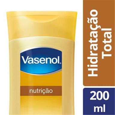 Loção Hidratação Total Vasenol Nutrição Mãos e Unhas com 200ml