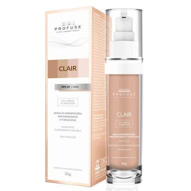 Gel-Creme Clareador Profuse Clair FPS 25 com 30g