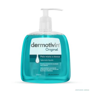 Sabonete Líquido Dermotivin Original Pele Mista a Oleosa com 300ml