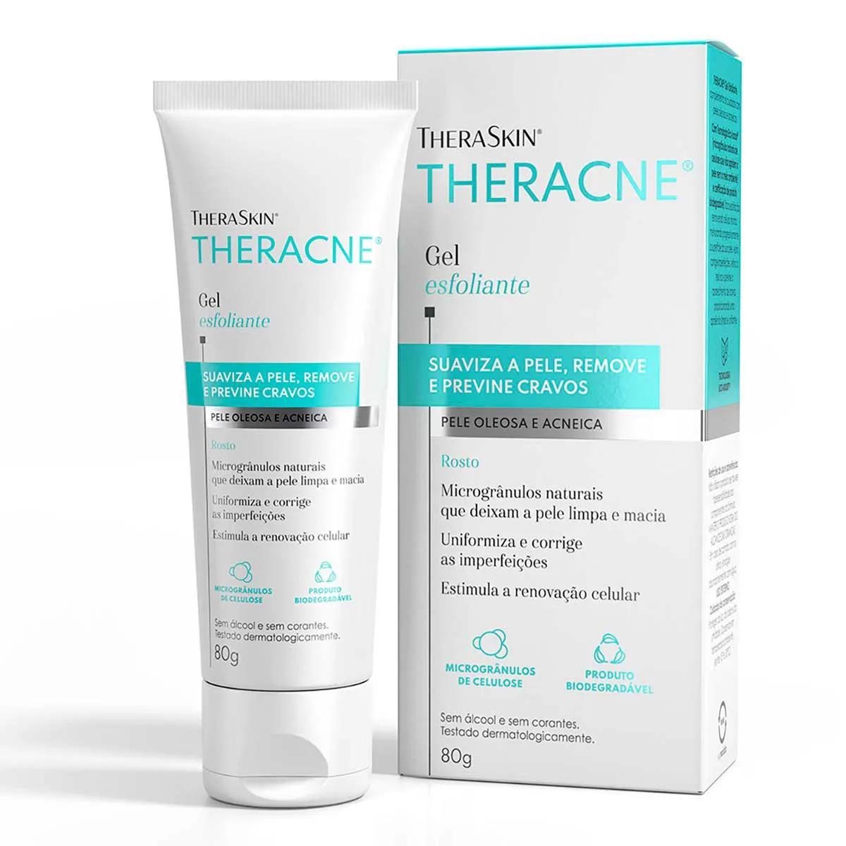 Gel Esfoliante TheraSkin Theracne com 80g