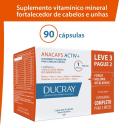 Suplemento Alimentar para Cabelos e Unhas Anacaps Activ+ - 90 Cápsulas