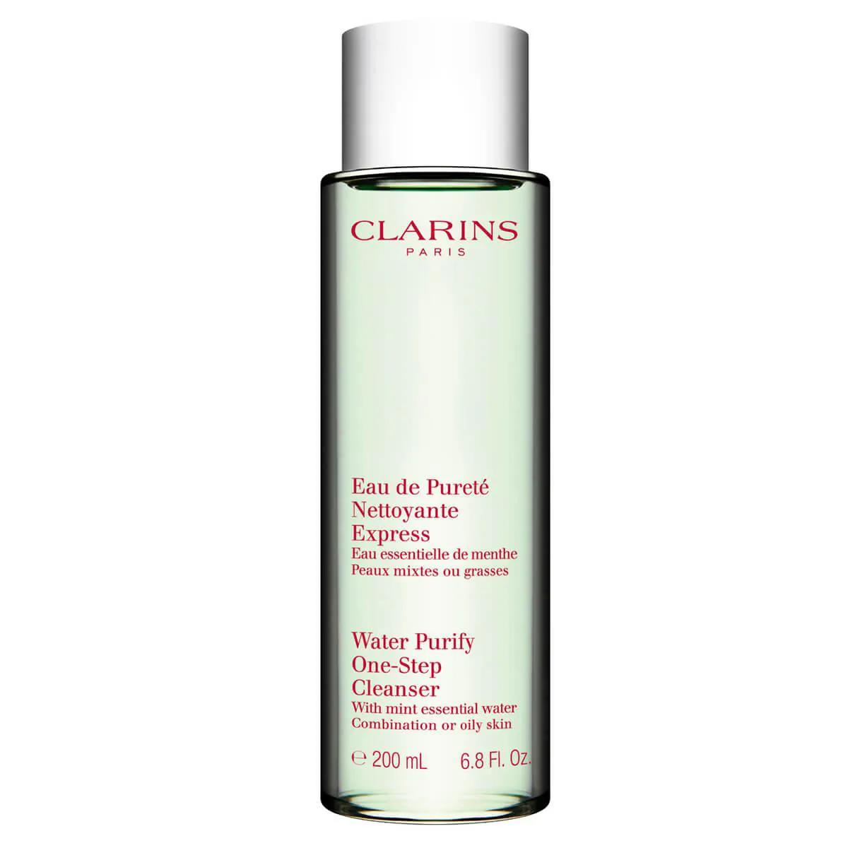 Loção de Limpeza Facial Clarins Water Purify One-Step com 200ml