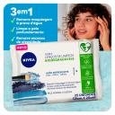 Lenço Demaquilante Nivea 3 em 1 Ação Refrescante 25 unidades