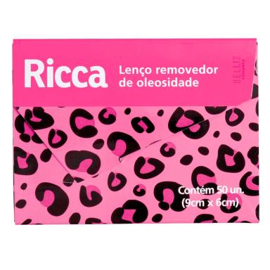 Lenço Removedor de Oleosidade Ricca com 50 unidades