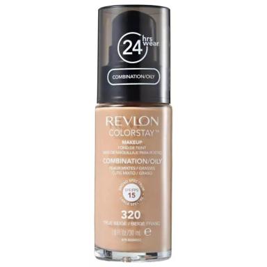 Base Líquida Revlon Colorstay Combination Oily Skin FPS 15 Cor 320 True Beige com 30ml