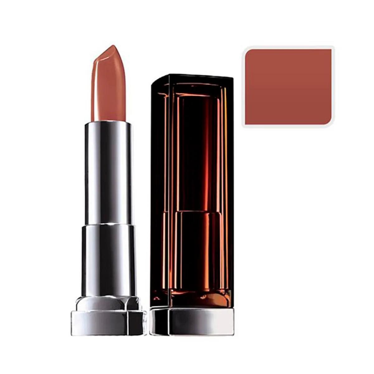 Batom Maybelline Color Sensational Creamy Efeito Matte Cor 205 Xeque Matte FPS 15 com 4,2g