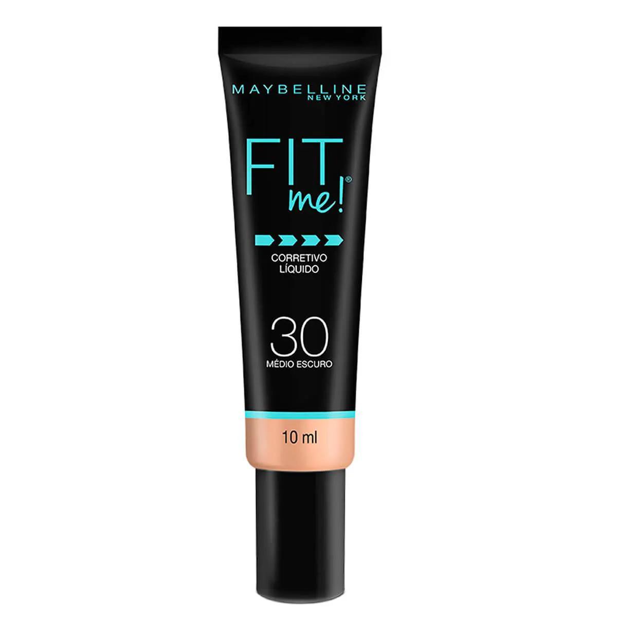 Corretivo Líquido Maybelline Fit Me 30 Escuro com 10ml