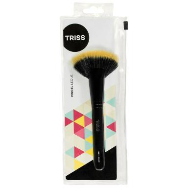 Pincel de Maquiagem Triss Leque com 1 unidade