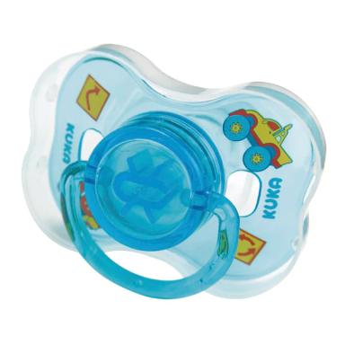 Chupeta Kuka Maiores de 6 meses Decorada Azul com 1 unidade