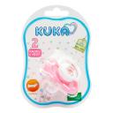Chupeta Kuka Ortodôntica Plus Rosa Decorada Fase 2 com 1 unidade