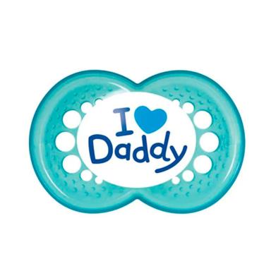 Kit Chupeta MAM Mom & Dad Boys Tamanho 2 - maiores de 6 meses Cores Sortidas com 2 unidades