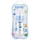 Mamadeira Kuka Natural Color Orto Cor Azul com Sistema Anticólica com 1 unidade