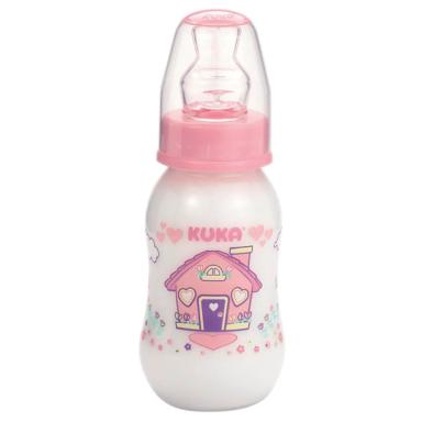 Mamadeira Kuka Natural Color Orto Cor Rosa com 1 unidade