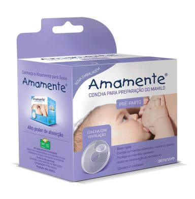Concha para Preparação do Mamilo Amamente 2 unidades
