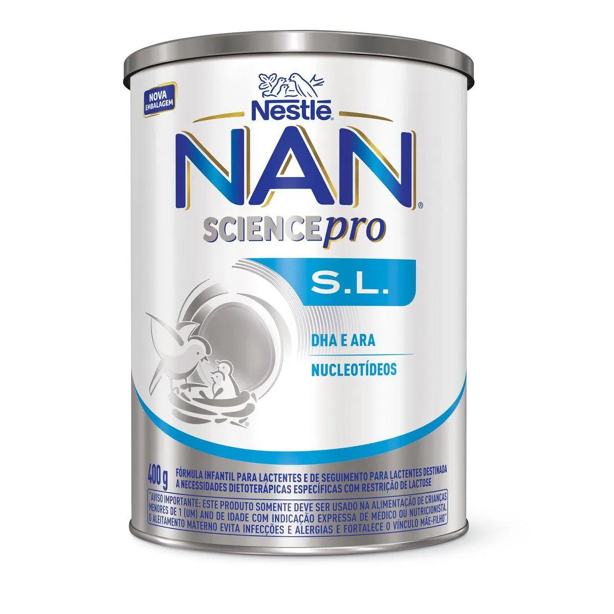 Fórmula Infantil NAN Sem Lactose com 400g