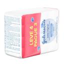 kit Sabonete Johnson's Baby Original Branco Cremoso com 4 unidades de 80g cada