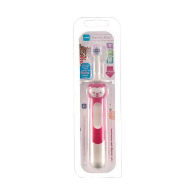 Escova de Dente Infantil MAM Training Brush Rosa com 1 unidade