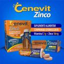 Vitamina C Cenevit Zinco 1g + 10mg Laranja com 30 comprimidos