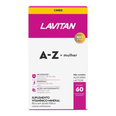 Suplemento Vitamínico Lavitan A-Z Mulher 60 Comprimidos