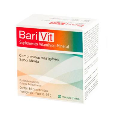 Suplemento Vitamínico Mineral BariVit com 60 comprimidos