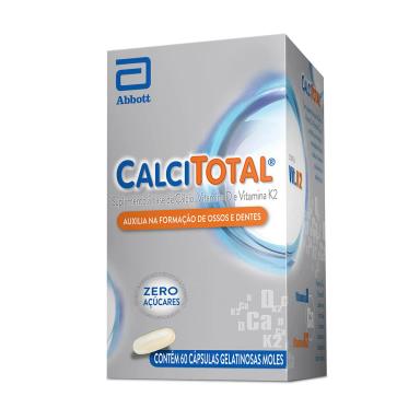Suplemento Alimentar Calcitotal com 60 cápsulas