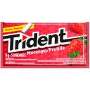 Trident Chiclete Sem Açúcar Sabor Morango com 5 unidades