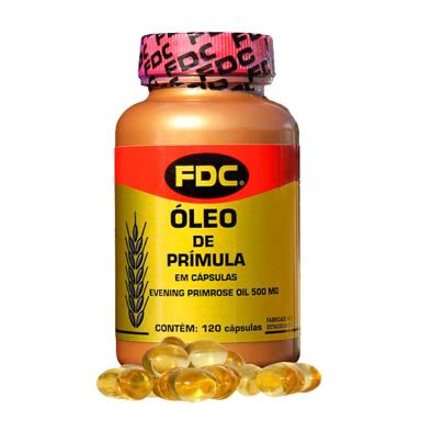 Óleo de Prímula 500mg FDC com 120 Cápsulas