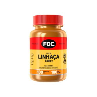 Óleo de Linhaça 1000mg FDC com 100 Cápsulas