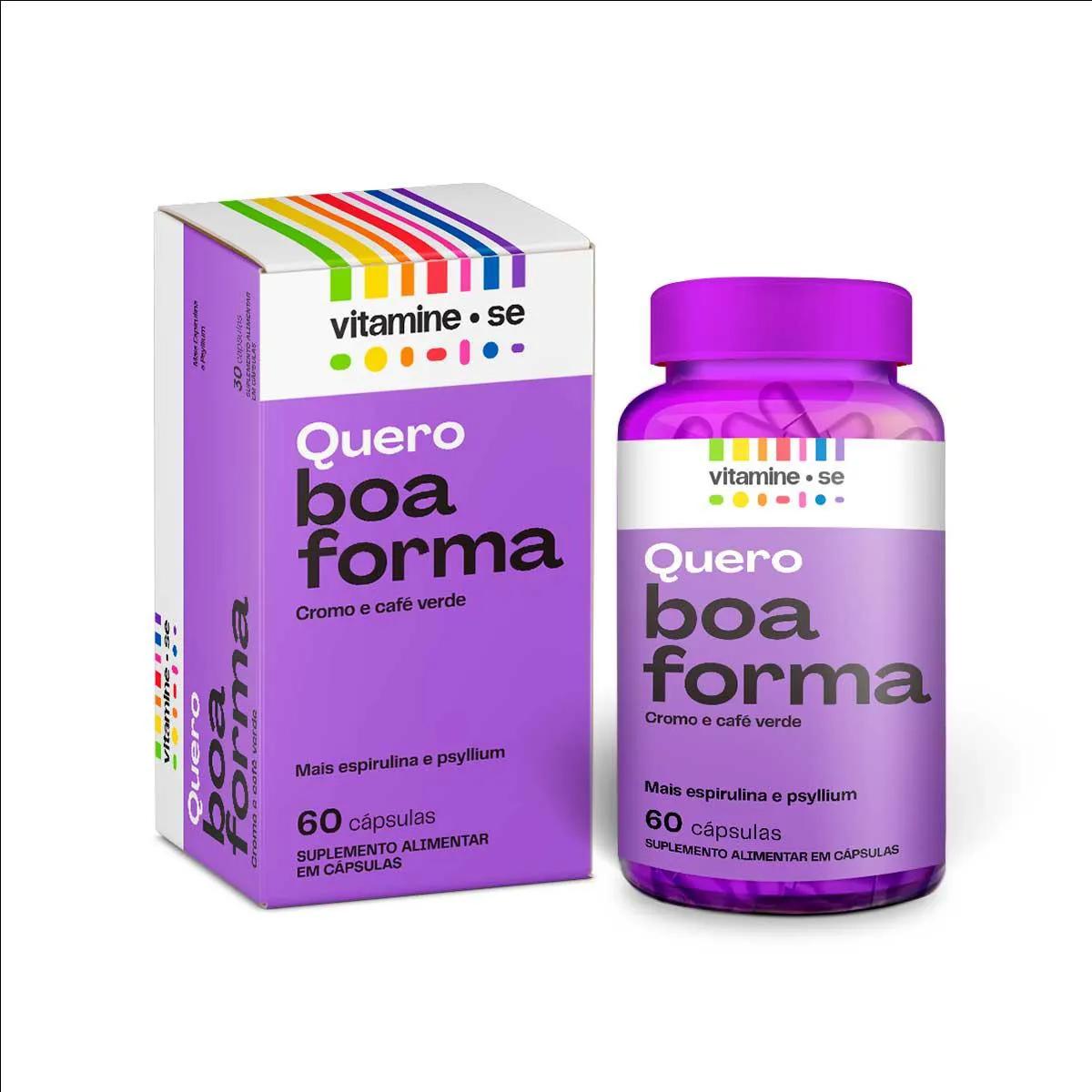 Suplemento Alimentar Vitamine-se Quero Boa Forma 60 cápsulas