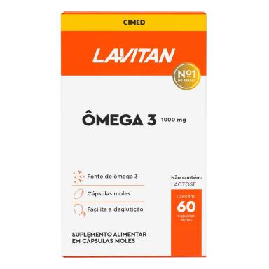 Lavitan Ômega 3 1000mg com 60 cápsulas