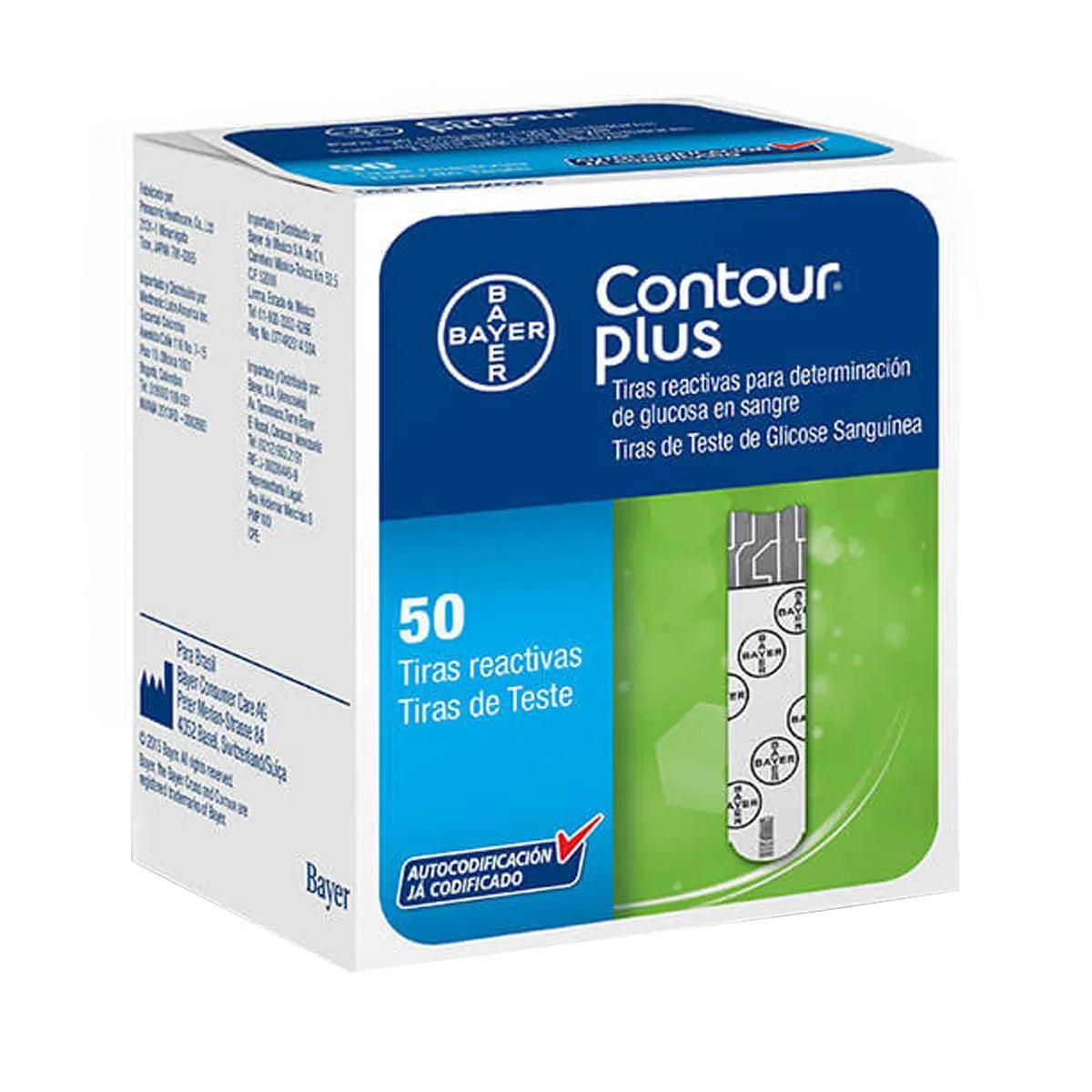 Tiras para Medir Glicemia Contour Plus com 50 unidades
