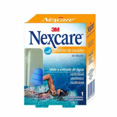 Protetor de Ouvido de Silicone Nexcare 3M com 1 par