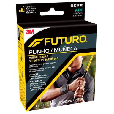 Munhequeira 3M Futuro Bilateral Tamanho Ajustável Cor Preto