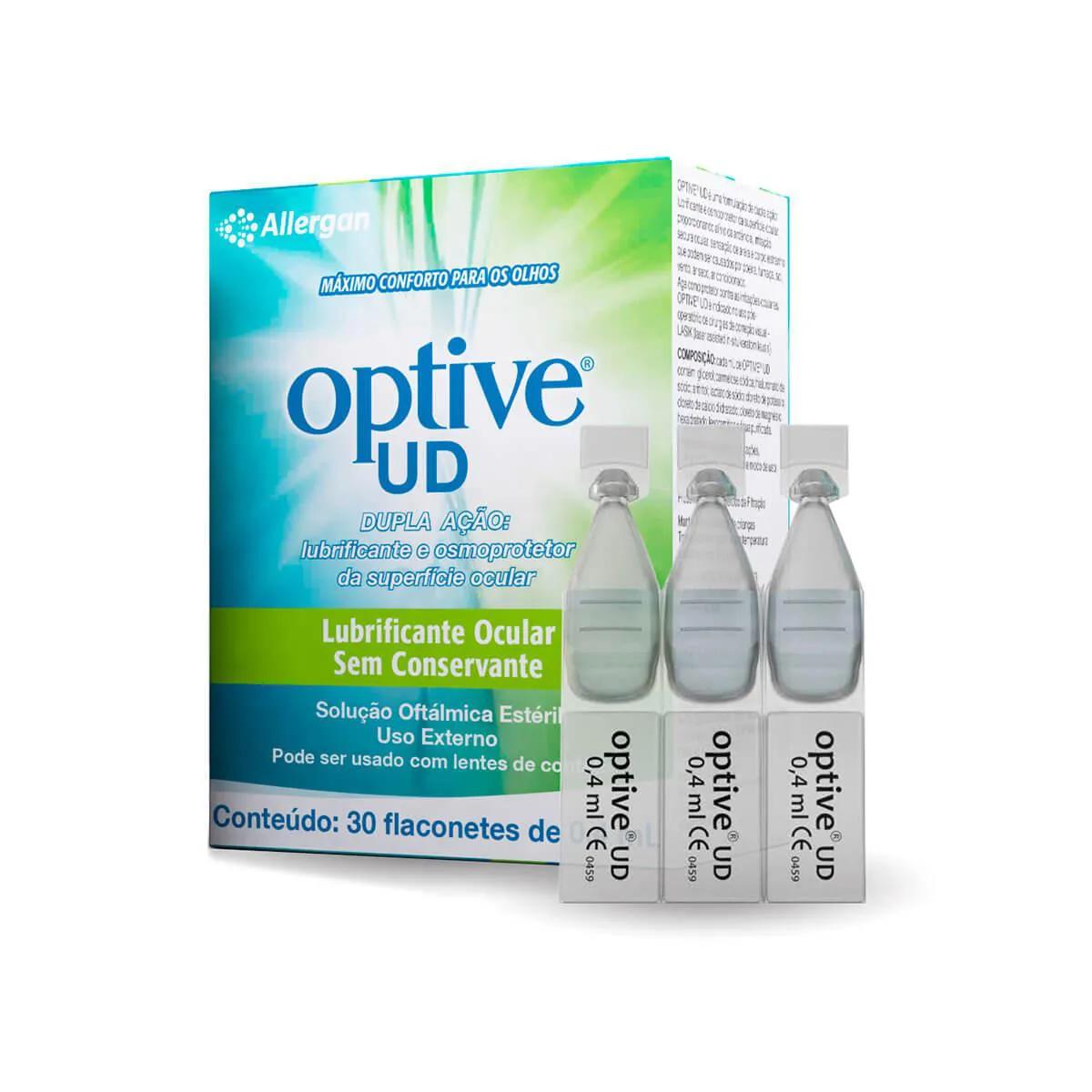 Lubrificante Ocular Optive UD 30 flaconetes de 0,4ml cada