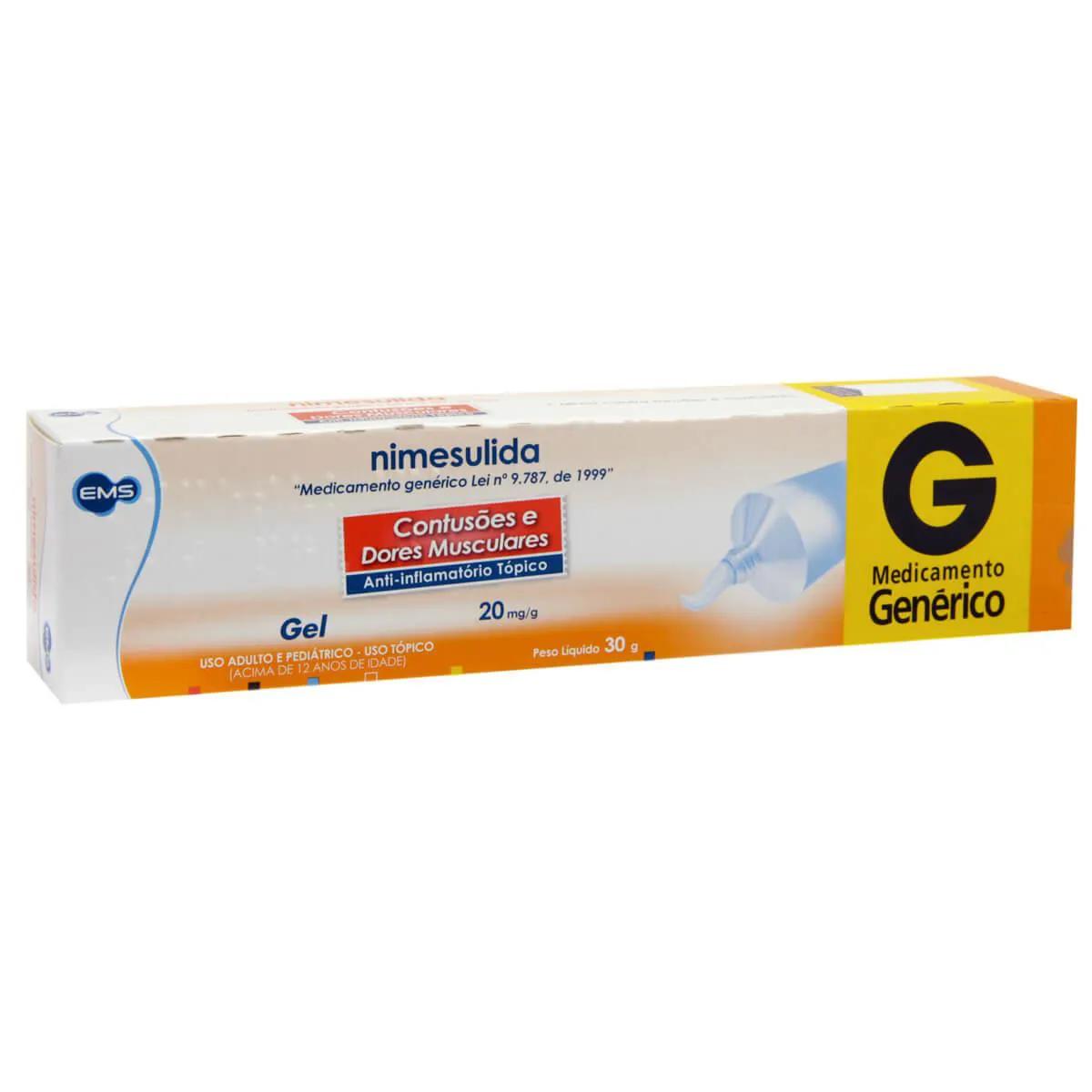 Nimesulida 20mg EMS Gel com 30g
