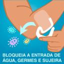 Curativo Grande 3M Nexcare Tegaderm sem Pad Transparente com 4 Unidades