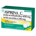 Aspirina C Ácido Acetilsalicílico 400mg + Ácido Ascórbico 240mg 10 comprimidos