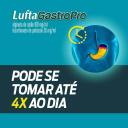 LuftaGastroPro Alginato de Sódio 100mg/ml + Bicarbonato de Potássio 20mg/ml Sabor Menta Suspensão Oral 12 Sachês com 10ml cada