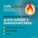 LuftaGastroPro Alginato de Sódio 100mg/ml + Bicarbonato de Potássio 20mg/ml Sabor Menta Suspensão Oral 12 Sachês com 10ml cada