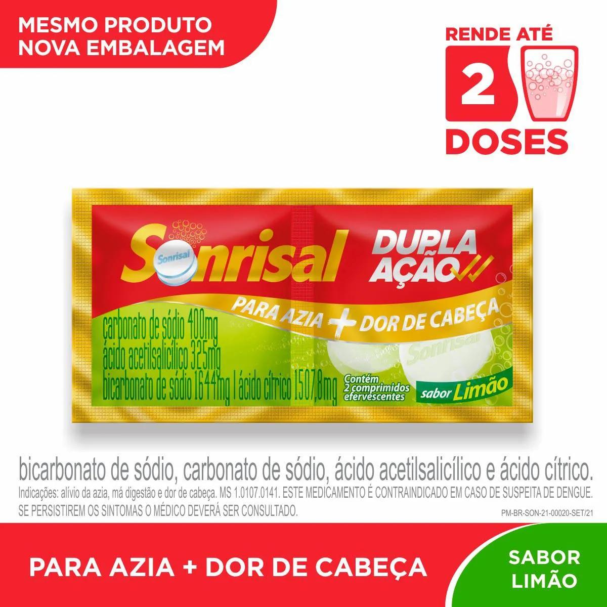 Sonrisal Limão 2 comprimidos