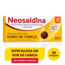 Neosaldina Dipirona 300mg + Mucato de Isometepteno 30mg + Cafeína 30mg 20 drágeas